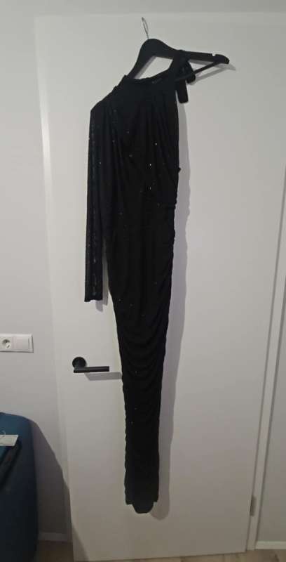 Kjóll svartur síður