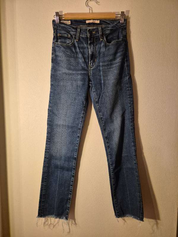 Levi's 724 gallabuxur dökkbláar