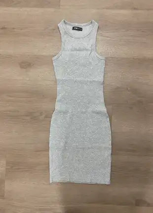 Grey tank dress