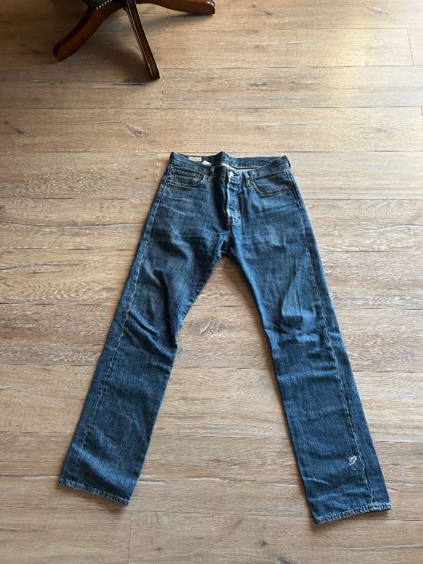 Levis 501 bláar
