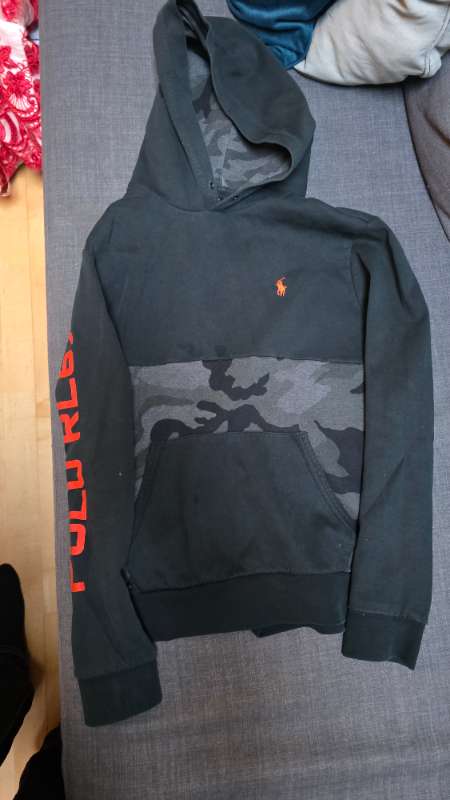 Polo Ralph Lauren svört hettupeysa