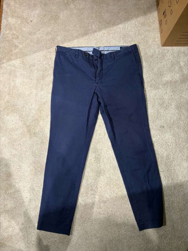 Polo Ralph Lauren Stretch Tailored Slim Fit dökkbl