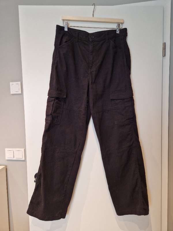 Cargo buxur svartar L