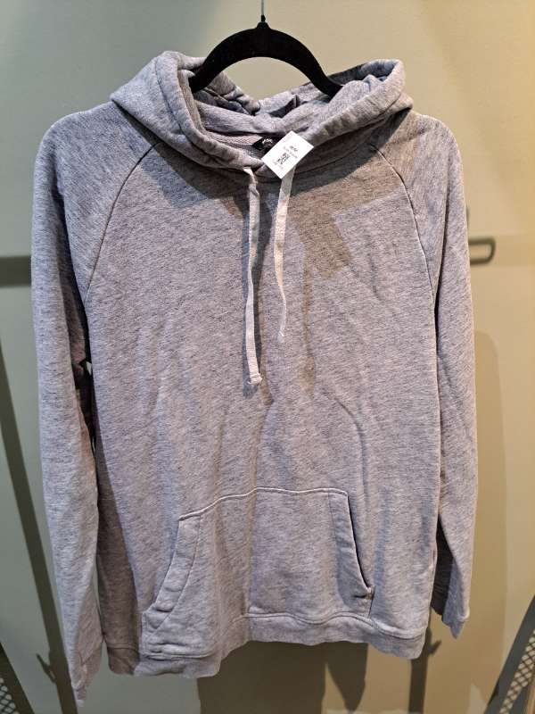 Grá h&m hettupeysa