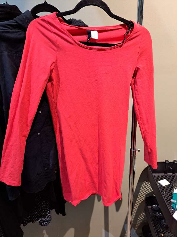 Bleikur h&m síður bolur