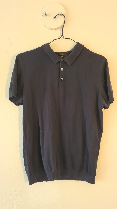 Massimo Dutti polo dark blue