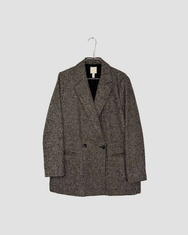 Köflóttur blazer