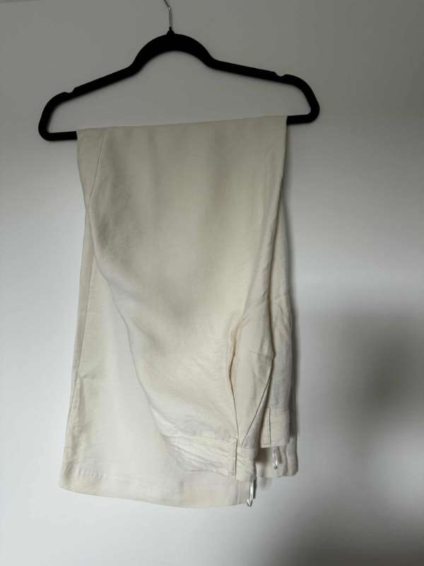 zara beige buxur