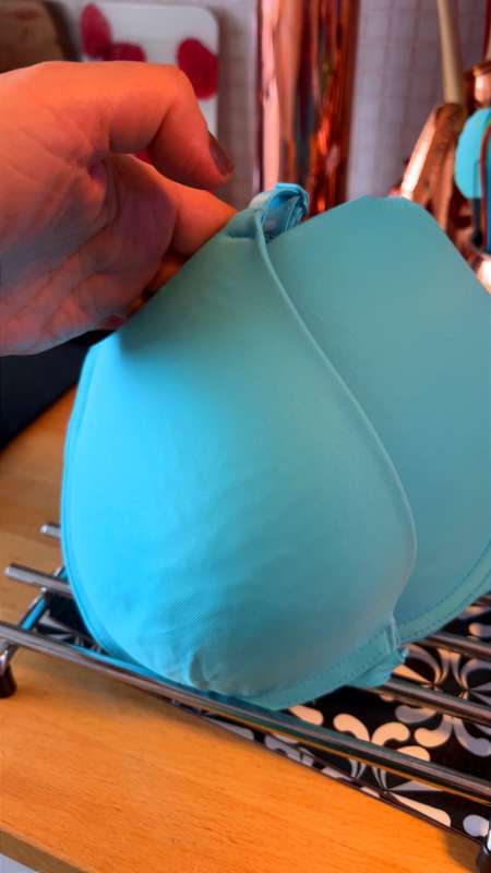 PINK BLUE BRA