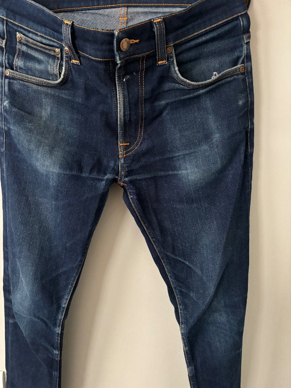 Nudie Jeans buxur - Bláar