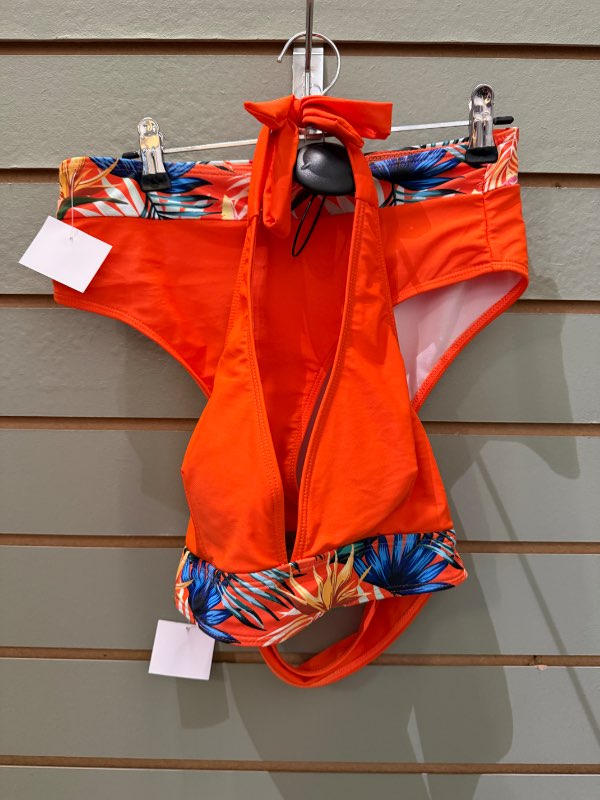 Tropical Orange swimming costume