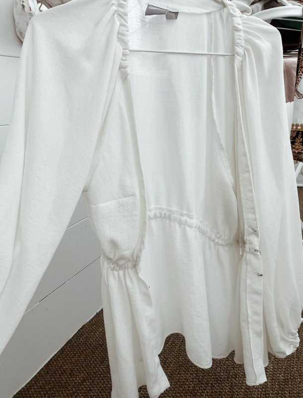 Hvítur kimono asos