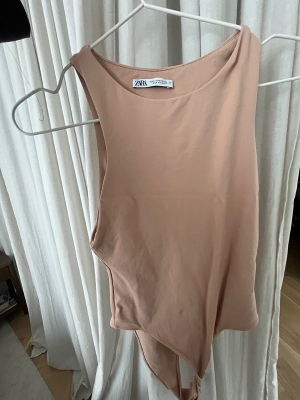 Beige samfella zara