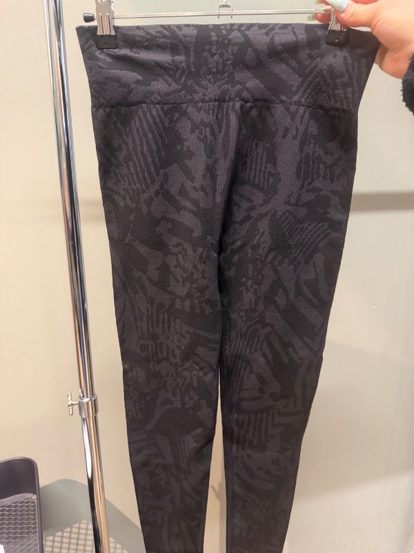 Svartar Leggings Með Mynstur