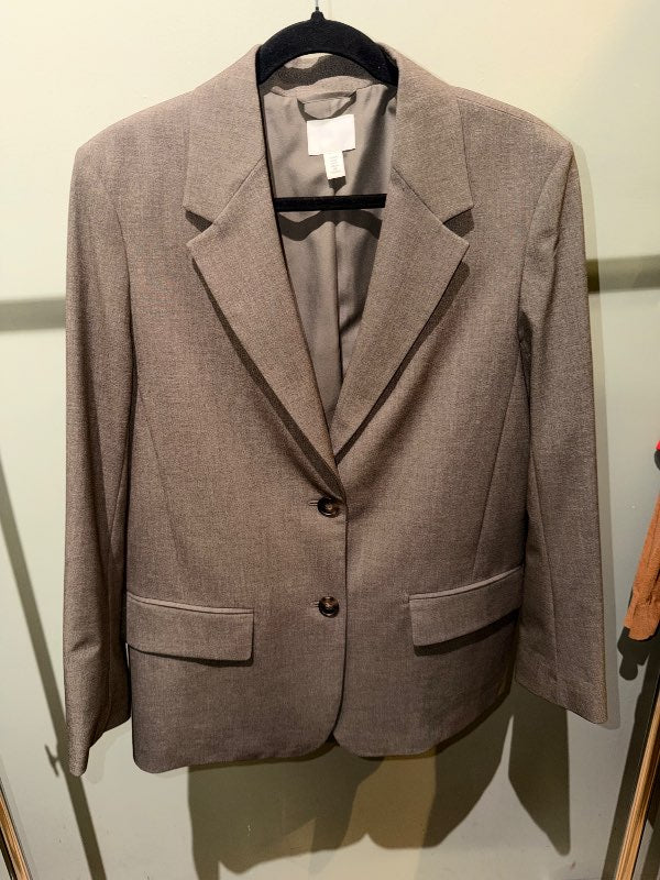 HM ljósbrúnn blazer onotaður