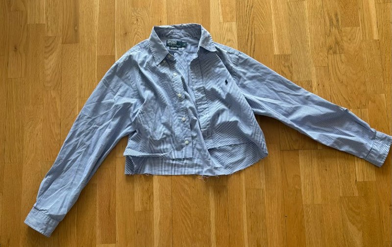 Ralph Lauren cropped skyrta