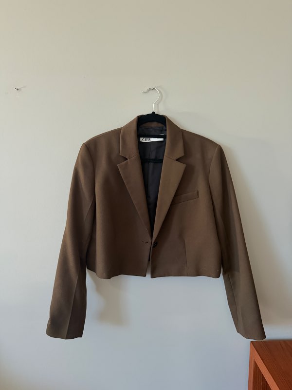 Cropped blazer Zara