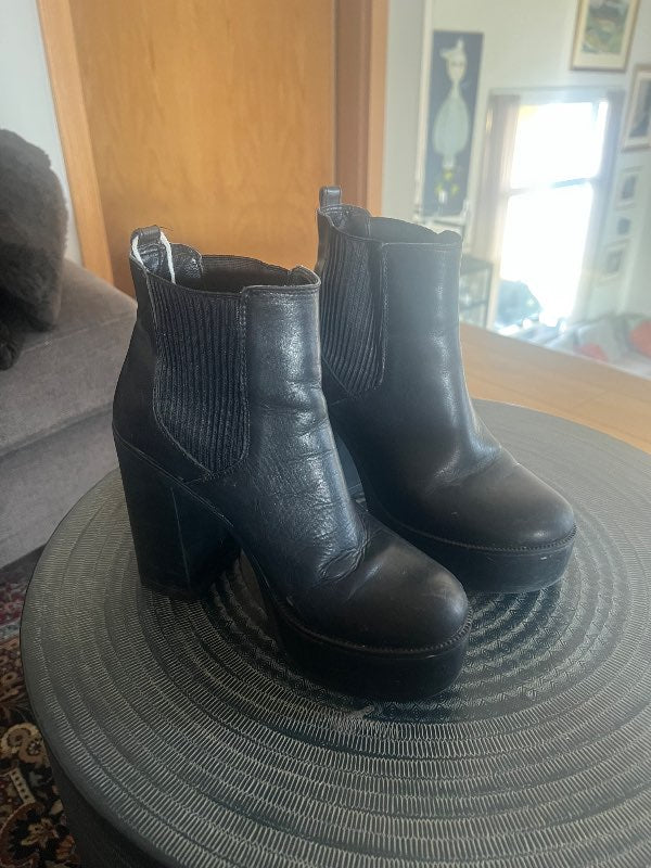 Steve Madden ökklaskór svartir
