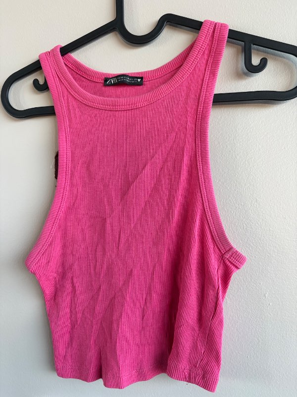 Zara toppur bleikur