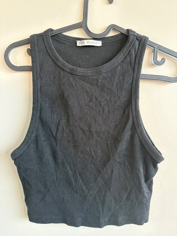 Zara toppur svartur
