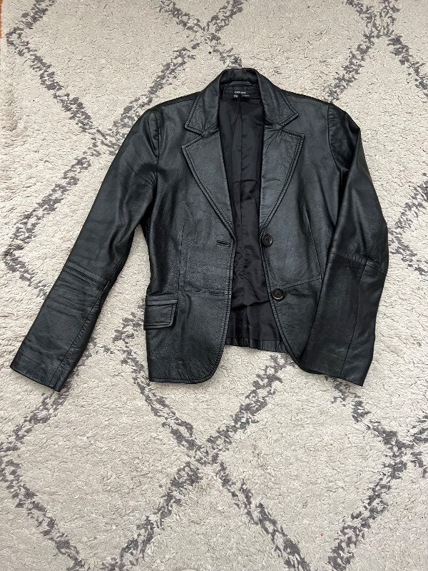 Zara vintage leðurjakki