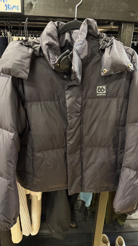 66 dyngja cropped úlpa