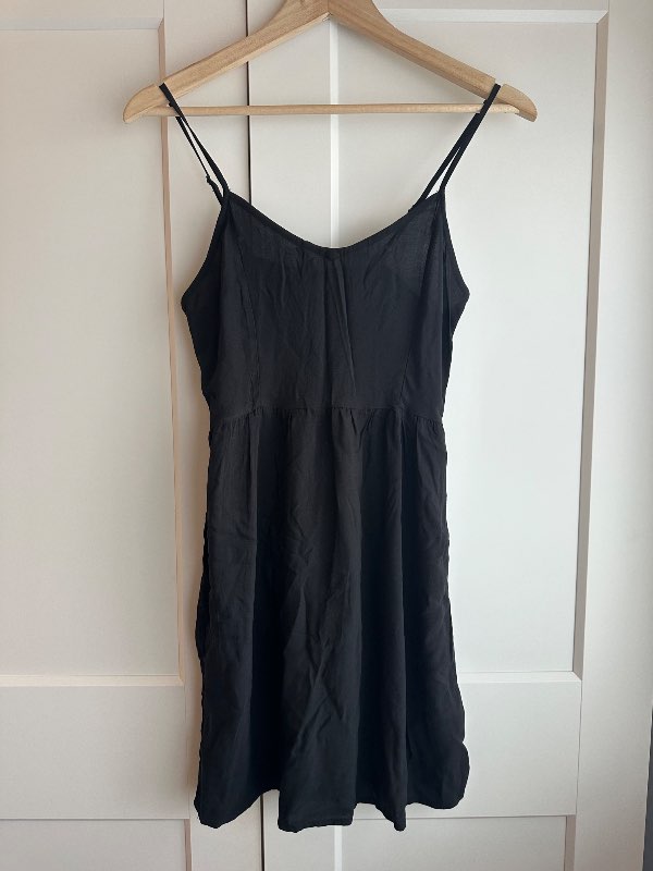H&M basic svartur kjóll