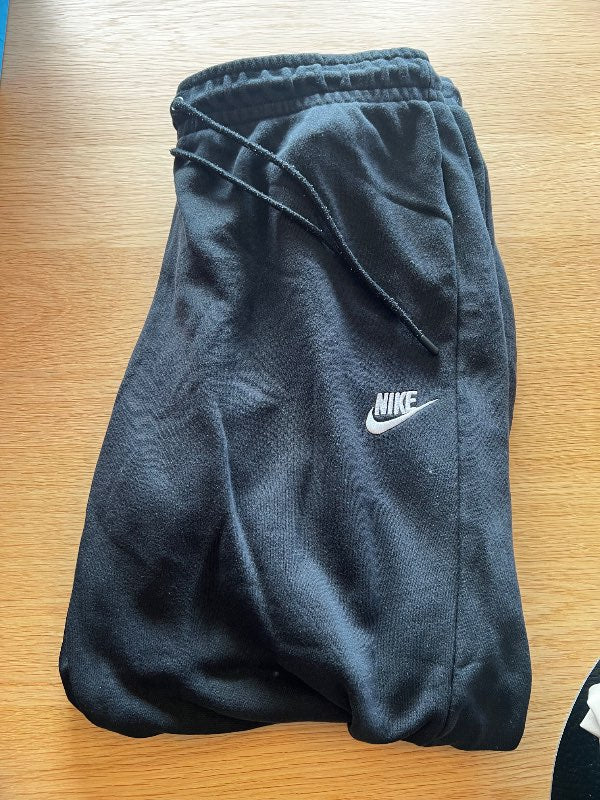 Nike svartar bómullarbuxur