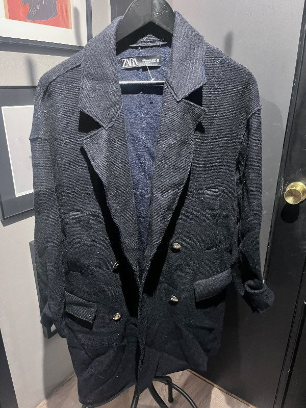 Jakki blár oversize