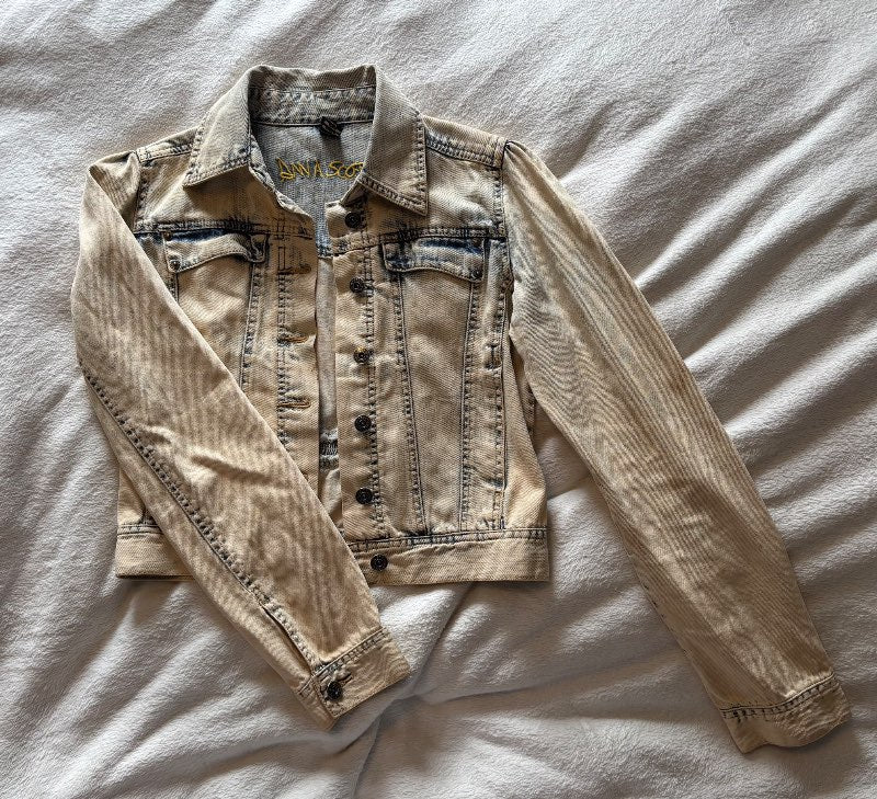 Gulur denim jakki