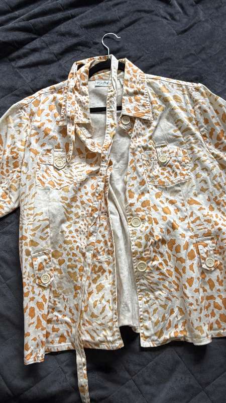 Vintage Safari blússa