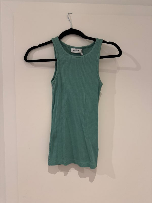 -Grænn hlýrabolur Weekday