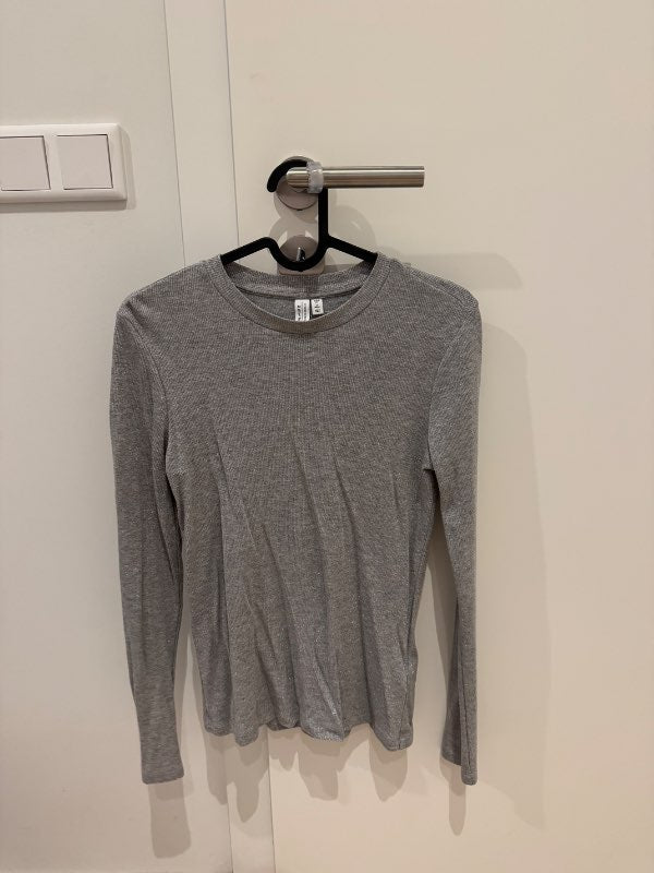 -Grár glimmer síðbolur