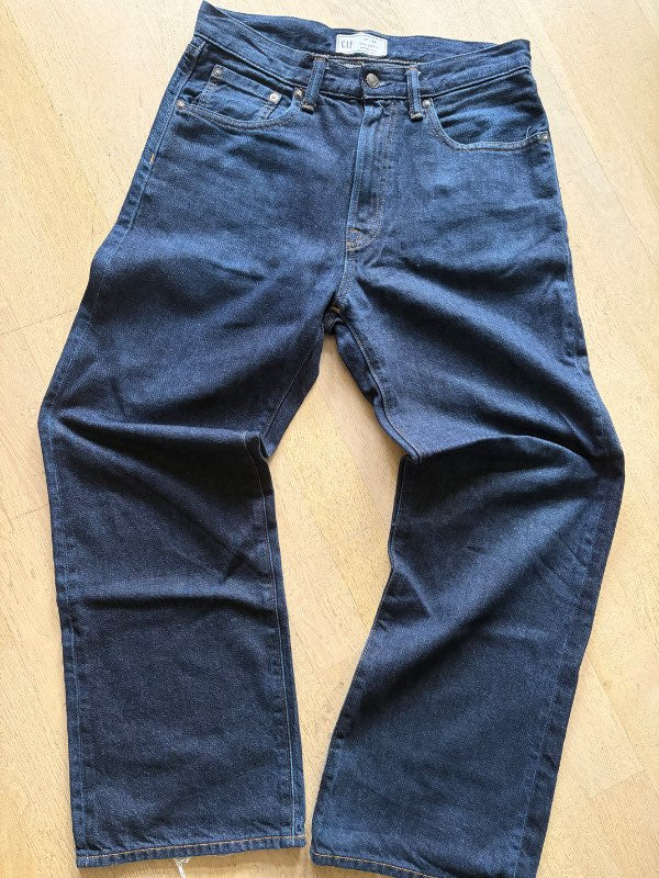 Gap navy gallabuxur