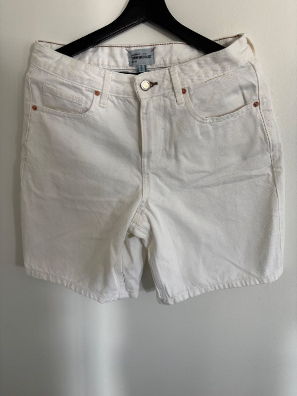 River Island - Hvítar gallastuttbuxur