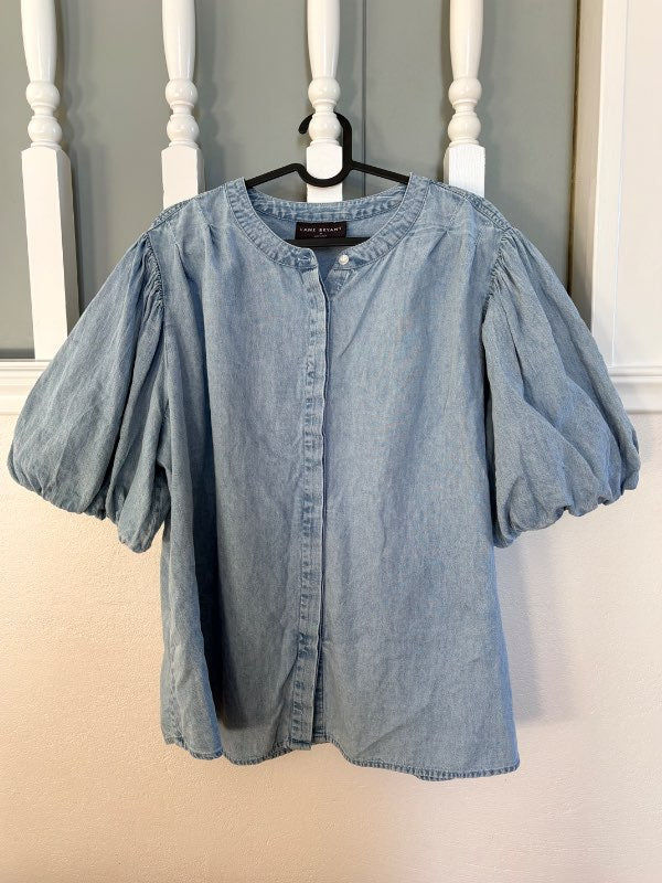 100% cotton denim blússa
