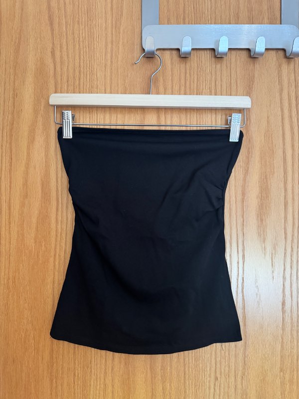 Svartur fínn tube top