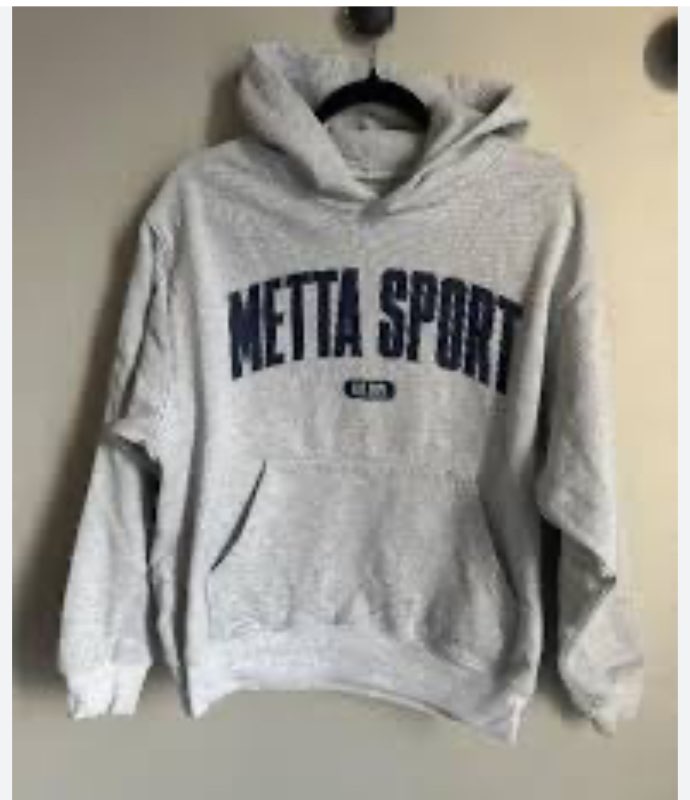 Metta sport hettupeysa
