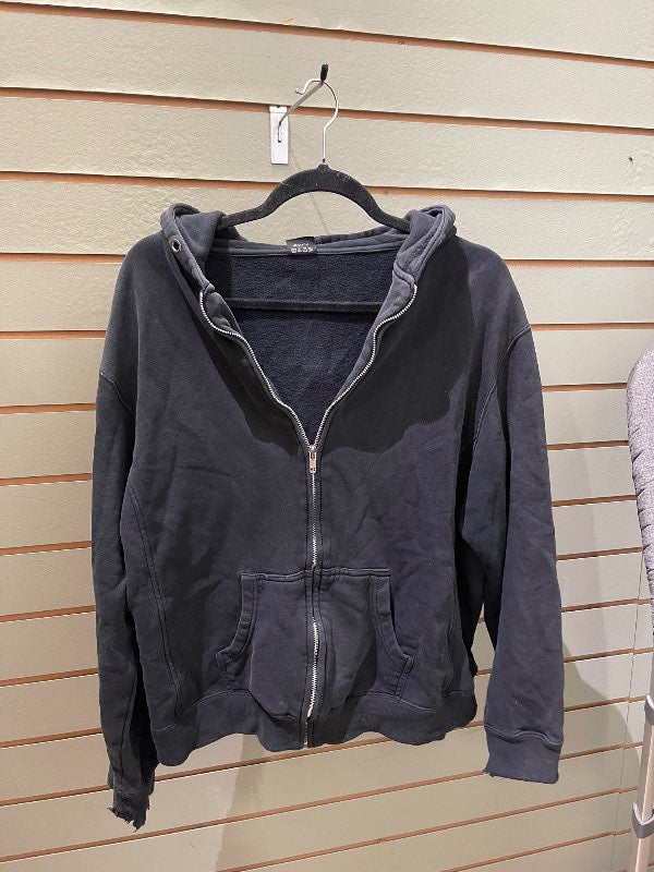 Slouchy Svört Zip up