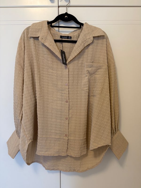 BooHoo skyrta beige