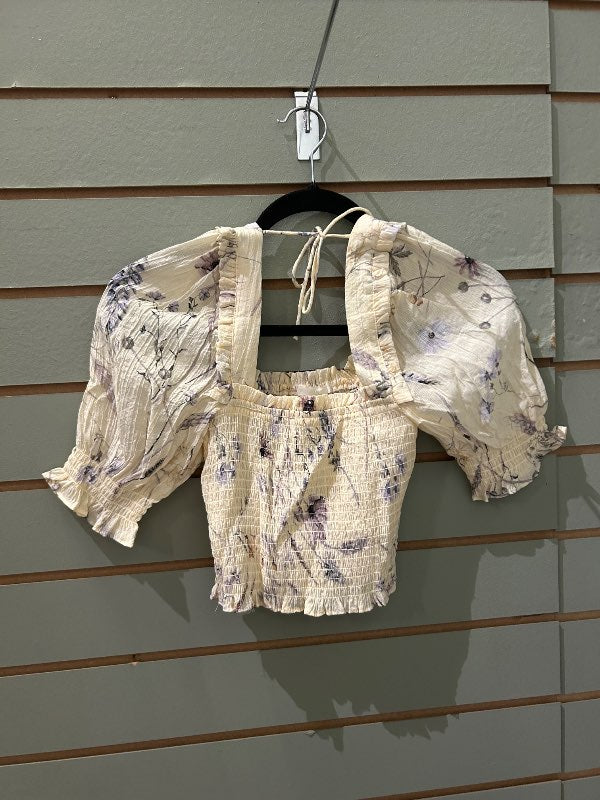 Blóma magabolur bundinn aftan háls H&M