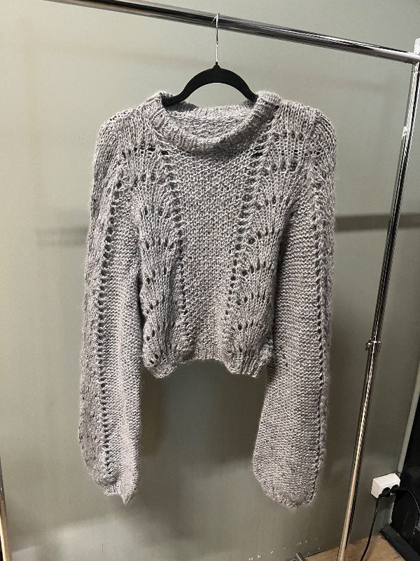 Mohair peysa handprjónuð
