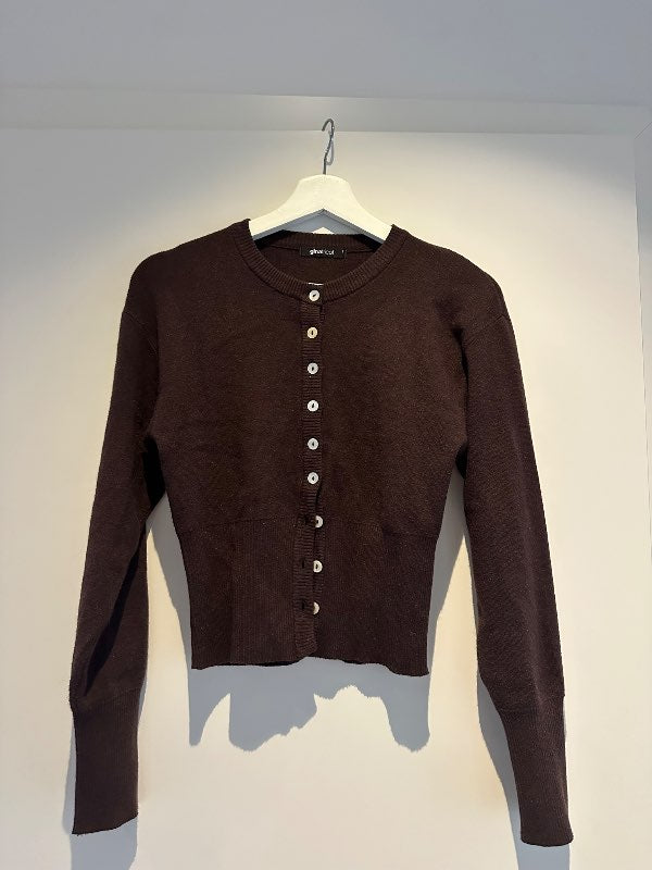 Gina tricot golla brún
