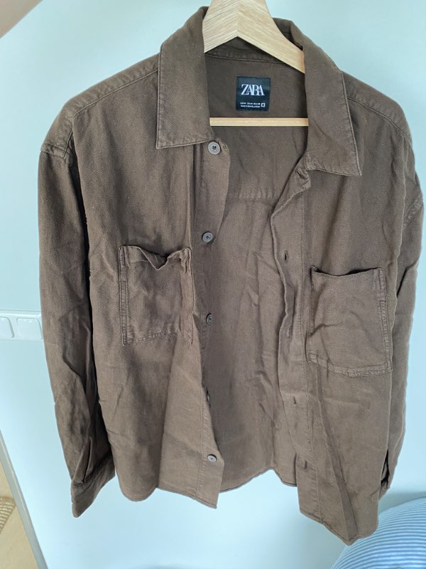Zara brown shirt