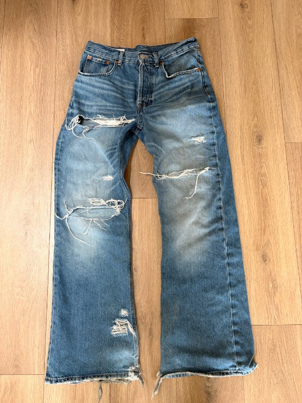 Zara bláar custom gallabuxur