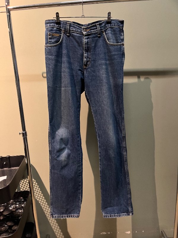 Wrangler gallabuxur bláar