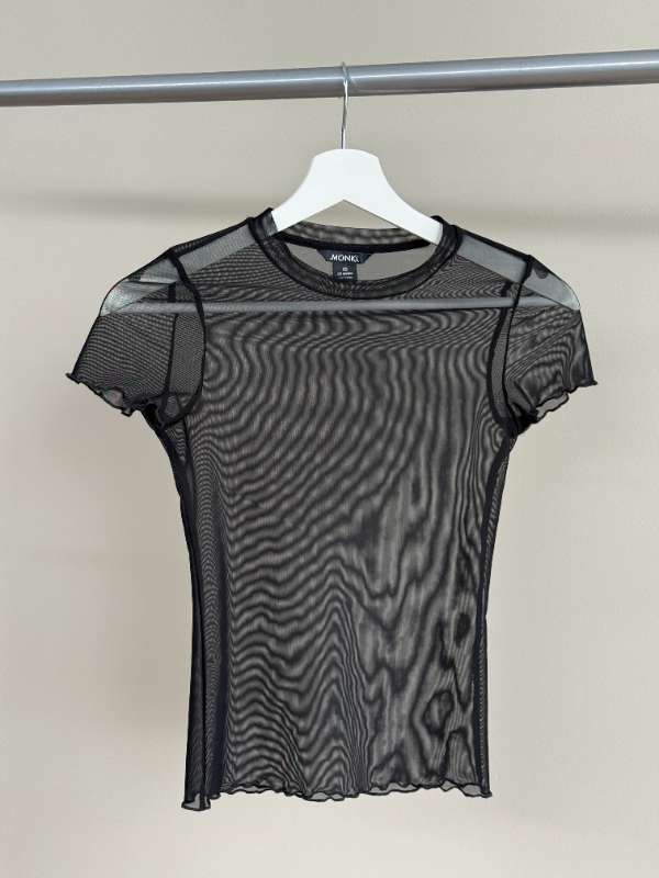 Monki svartur mesh bolur