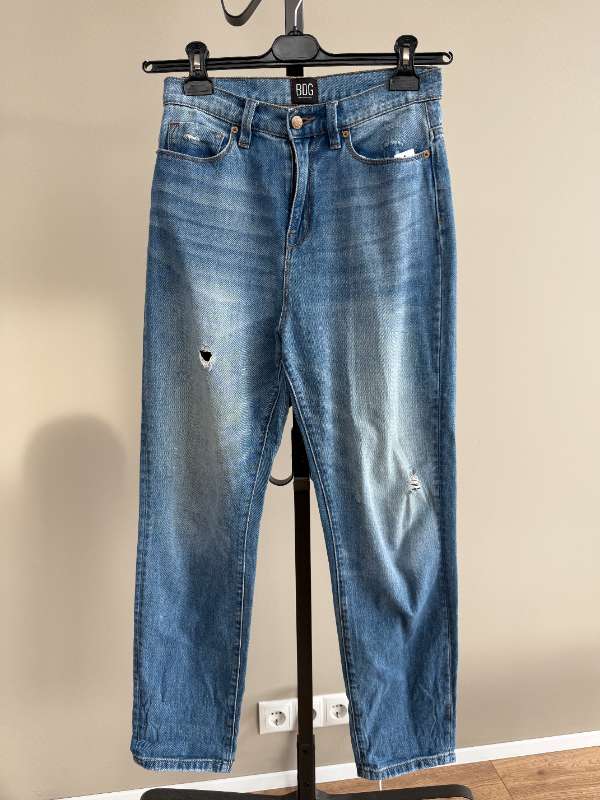 BDG Mom High-Rise Jeans ljósbláar