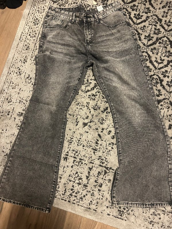 Bootcut gallabuxur