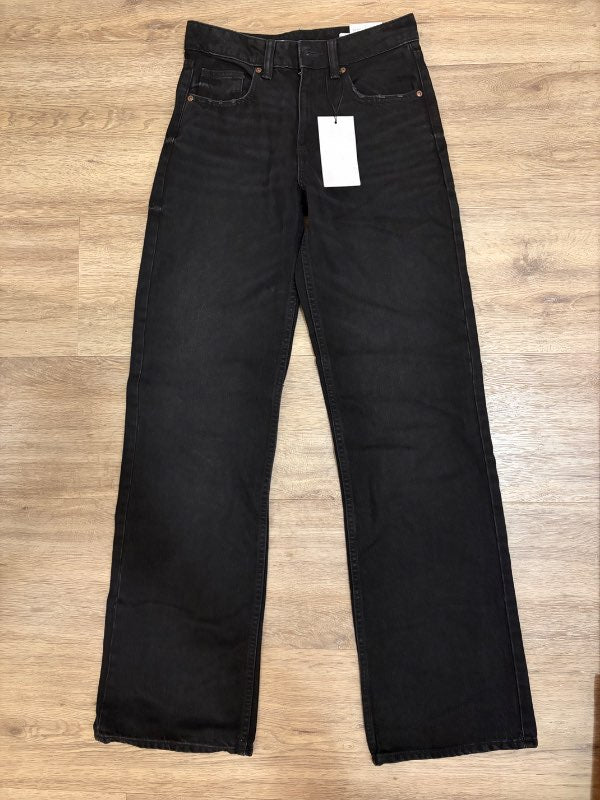 Zara svartar gallabuxur